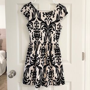 Royal B&W Dress